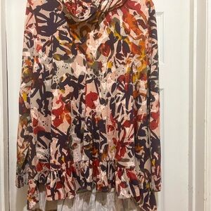 LOGO by Lori Goldstein Floral Multicolor Top